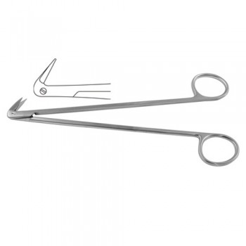 Diethrich-Potts Vascular Scissor Angled 125° - Ultra Delicate Blade Stainless Steel, 18 cm - 7"